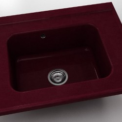  Mивка Classic 219, Polymer marble, 15 Кадифе, с включен сифон  - Bucătărie