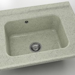  Mивка Classic 219, Granicite, 210 Pewter, с включен сифон  - Bucătărie