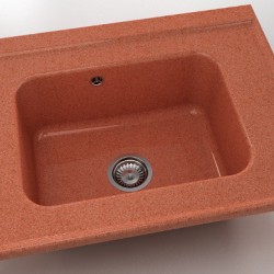  Mивка Classic 219, Granicite, 239 Dark selmon, с включен сифон  - Bucătărie