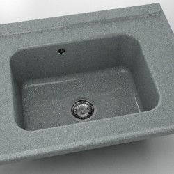  Mивка Classic 219, Granicite, 251 City Grey, с включен сифон  - Bucătărie