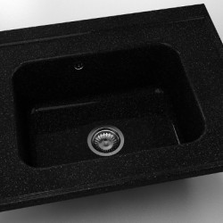  Mивка Classic 219, Granicite, 422 Galaxy Black, с включен сифон  - Bucătărie