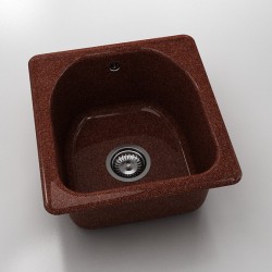 Кръгла мивка Classic 217, Granicite, 939 Brick wall , с включен сифон  - Chiuvete