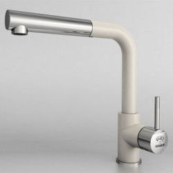 Смесител за кухня с изтеглящ се душ Impact 68936, Fat Granite, 1003 Бежов - Bucătărie