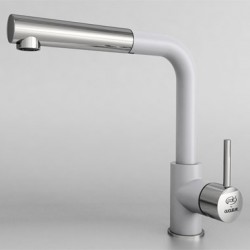 Смесител за кухня с изтеглящ се душ Impact 68936, Fat Granite, 1005 Светлосив - Bucătărie