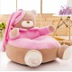 Детски плюшен фотьойл Smart Pink Bear