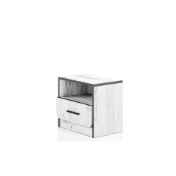 Нощно шкафче Mod 3085, Дъб крафт бял - Bogdan Furniture I