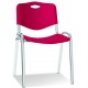 Посетителски офис стол Iso plastic chrome