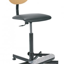 Работен офис стол Werek Seat Plus Foot Base (еко кожа) - Scaune de birou