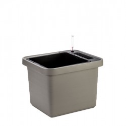 Саксия с напоителна система Berberis UNO таупе / Размери на продукт: 45х39х35 - Ghivece, jardiniere