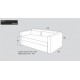 Диван House -2 BM, ножица, разтегателен