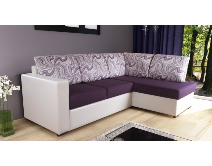 Ъглов диван Elegance - Lux BM, с ракла, разтегателен
