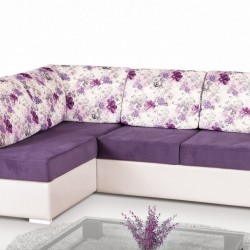 Ъглов диван Elegance - Lux BM, с ракла, разтегателен - Canapele de colț
