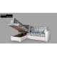 Ъглов диван Elegance BM, с ракла, разтегателен