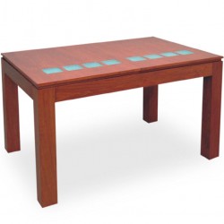 Кухненска маса Мебели Богдан модел Santa BM, МДФ, Буков Масив - Bogdan Furniture Direct