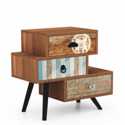 Шкаф Mezo KM-1-E20, многоцветен - Corpuri, vitrine, biblioteci modulare