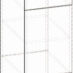 Колонен шкаф Alina PenBox3D-E20, елша - Bucătărie modulară Alina