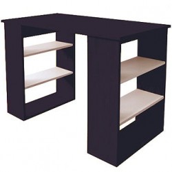 Бюро 110-Е20, корпус венге/рафтове бяло - Bogdan Furniture Europe