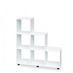 Етажерка Мебели Богдан Cubo 6, бяла - Corpuri și module