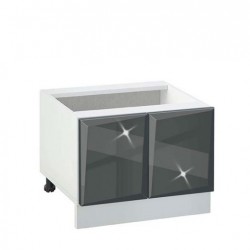 Кухненски шкаф Гланц МДФ 601P, долен за печка - Bogdan Furniture G