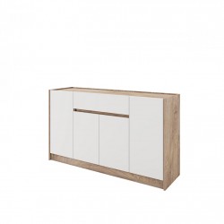 Скрин Мебели Богдан модел Clasic lux 941, Дъб суров с Бяло гладко - Bogdan Furniture G