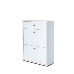 Шкаф за обувки Мебели Богдан 221, бяло - Bogdan Furniture G