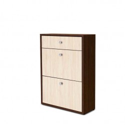 Шкаф за обувки Мебели Богдан 221, венге и астра - Bogdan Furniture G