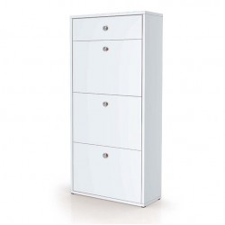 Шкаф за обувки Мебели Богдан 321BM, бяло - Bogdan Furniture G
