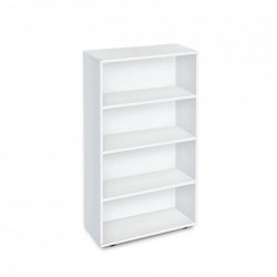 Етажерка BM-Ava-4, бяло гладко - Corpuri, vitrine, biblioteci modulare