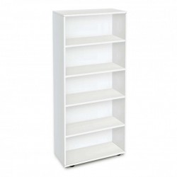 Етажерка BM-Ava 5, бяло гладко - Corpuri, vitrine, biblioteci modulare