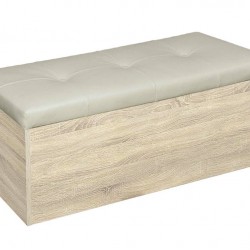 Табуретка – ракла Мебели Богдан Praktica, сонома с бежово - Bogdan Furniture G