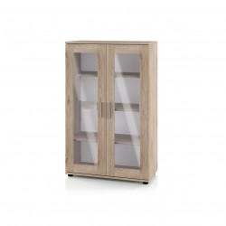 Витрина Модел 6235, сонома - Corpuri, vitrine, biblioteci modulare