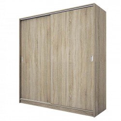 Гардероб с плъзгащи врати Mod 1009, Сонома тъмна - Bogdan Furniture I