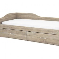 ﻿Легло Mod 2023 с чекмеджета, Сонома тъмна - Bogdan Furniture I