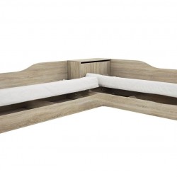 Ъглови легла Mod 2043, Сонома тъмна - Bogdan Furniture I