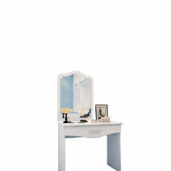 Тоалетка Мебели Богдан Модел 3048, бяла, с огледало - Bogdan Furniture I