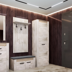 Портманто Mod 4082, Дъб пиемона/Сонома арвен - Bogdan Furniture I