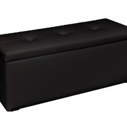 Табуретка ракла Мебели Богдан, Еко кожа, Черен - Bogdan Furniture G