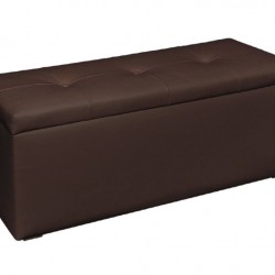 Табуретка ракла Мебели Богдан, Еко кожа, тъмно кафяв - Bogdan Furniture G