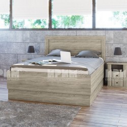 Спален комплект 7031, Сонома тъмна - Bogdan Furniture I
