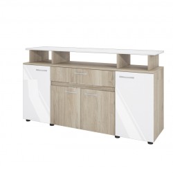 Скрин Mod 3056, Сонама Арвен/Бал гланц - Bogdan Furniture I