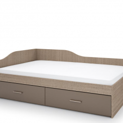 ﻿Легло Mod 2030 с чекмеджета, Мока/Лате - Bogdan Furniture I