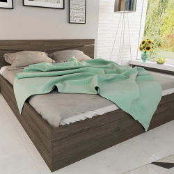 Спалня с нощни шкафчета Mod 2007, Орех адмирал - Bogdan Furniture I