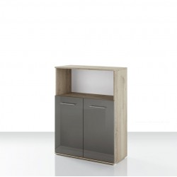 Шкаф BM-Grande 61, сонома арвен и мдф кобалт гланц - Bogdan Furniture I