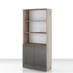 Шкаф BM-Grande 63, сонома арвен и мдф кобалт гланц - Bogdan Furniture I