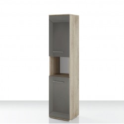 Шкаф BM-Grande 64, сонома арвен и мдф кобалт гланц - Bogdan Furniture I