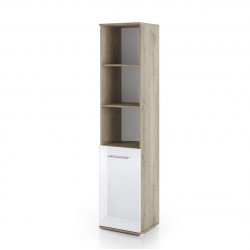 Шкаф BM-Grande 83, сонома арвен и мдф бяло гланц - Bogdan Furniture I