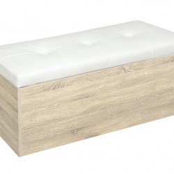 Табуретка ракла Мебели Богдан Praktika, сонома и бяло - Bogdan Furniture G