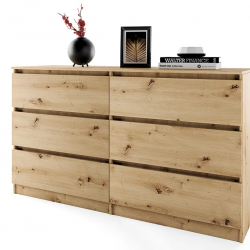 Скрин Mod 3076, Дъб артисан - Bogdan Furniture I