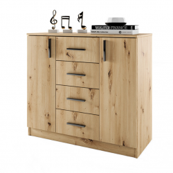 Скрин Mod 3004, Дъб артисан - Bogdan Furniture I