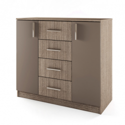 Скрин Mod 3004, Мока/Лате - Bogdan Furniture I